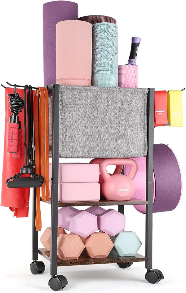 Yoga Mat Storage Rack